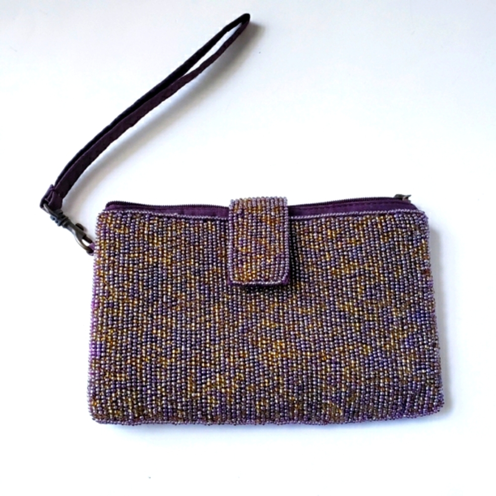 Bamboo Trading Company Beaded Wristlet